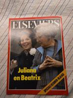 Elsevier Juliana en Beatrix koninklijk huis Nederland, Ophalen of Verzenden, Gebruikt, Nederland, Tijdschrift of Boek