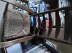 Houten stoel, Huis en Inrichting, Stoelen, Ophalen, Gebruikt, Bruin, Vintage