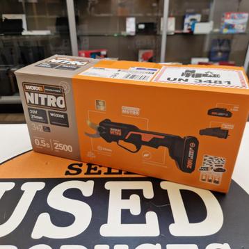 Worx Nitro WG330E Draadloze Snoeischaar Incl, Accu + Lader beschikbaar voor biedingen