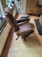 2 stuks relax fauteuils + voetenbank, Huis en Inrichting, Fauteuils, Ophalen, Zo goed als nieuw