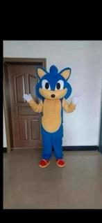 Mascotte Sonic te huur inclusief acteur, Hobby en Vrije tijd, Feestartikelen | Verhuur, Verzenden, Zo goed als nieuw, Overige