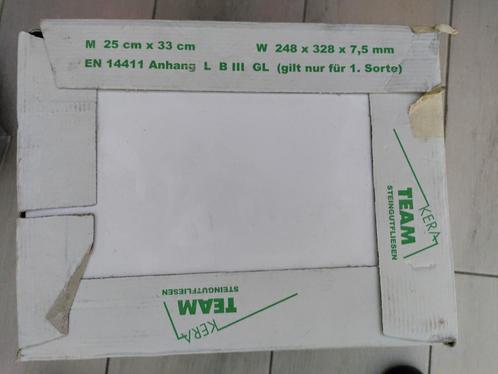 Witte tegels 25x33cm twee dozen glans, Doe-het-zelf en Verbouw, Tegels, Nieuw, Wandtegels, Keramiek, 20 tot 40 cm, 20 tot 40 cm