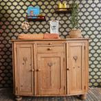 Mooie grenenhouten commode dressoir, Ophalen, Zo goed als nieuw, 90 tot 105 cm