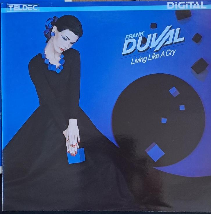 LP Vinyl Frank Duval Living like a cry, Cd's en Dvd's, Vinyl | Pop, Zo goed als nieuw, 1980 tot 2000, 12 inch, Ophalen of Verzenden