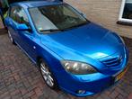 Mazda 3 2.0 Sport Touring 2005 Blauw, Voorwielaandrijving, Stof, Zwart, 4 cilinders