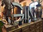 Gave oude GIN bar gevelletters groot, Ophalen, Reclamebord, Gebruikt, Nvt