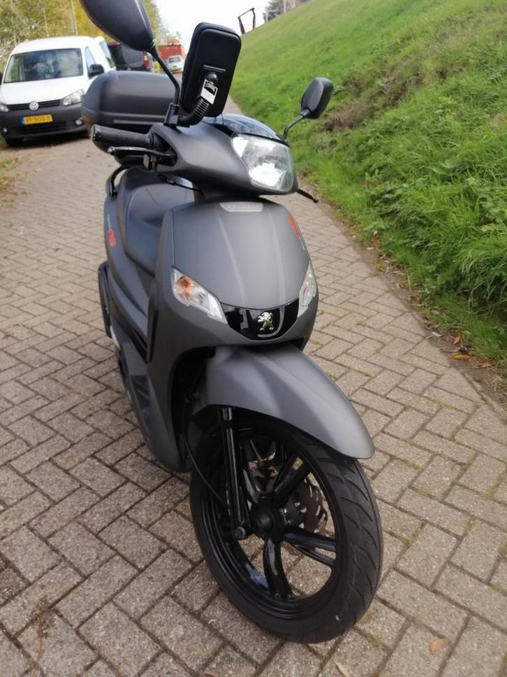 Peugeot Tweet Evo Bromscooter 5695 km, Fietsen en Brommers, Scooters | Peugeot, Gebruikt, Overige modellen, Maximaal 45 km/u, Benzine