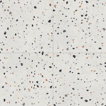 10 x Vloertegel / wandtegel Sempre terrazzo wit 61x61 beschikbaar voor biedingen