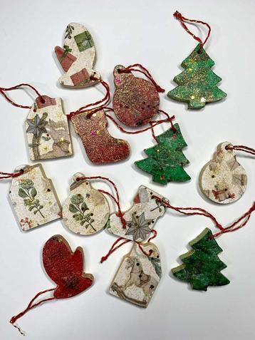 Houten kerstfiguurtjes (set 2) beschikbaar voor biedingen
