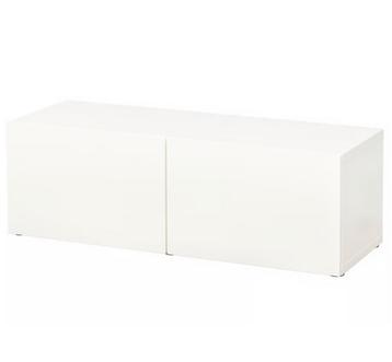 Ikea besta kast mat wit