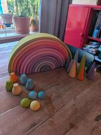 Grimms pastel grote regenboog met boompjes en vormpjes, Ophalen of Verzenden, Gebruikt, Overige typen