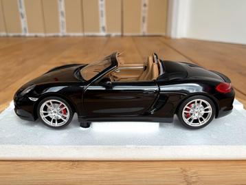 Porsche Boxster S 981 zwart 1:18 dealer editie Minichamps beschikbaar voor biedingen