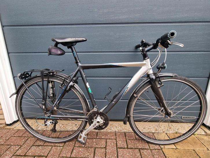 Koga Light Deluxe 54 cm 3x9 XT carbon vork hybride rijklaar, Fietsen en Brommers, Fietsen | Heren | Sportfietsen en Toerfietsen