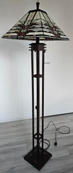 Tiffany Staande Lamp - Glas in Lood, Perfecte Staat, Huis en Inrichting, Lampen | Vloerlampen, Ophalen, Gebruikt, 150 tot 200 cm