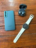 Samsung Galaxy S22 (256GB) + Watch 6 + Buds 2 Pro + Hoesjes, Telecommunicatie, Mobiele telefoons | Samsung, Overige kleuren, Touchscreen