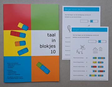 Taal in blokjes werkoek 10 beschikbaar voor biedingen