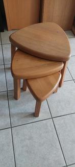 Bijzettafeltjes, Minder dan 55 cm, Rechthoekig, Hout, Ophalen