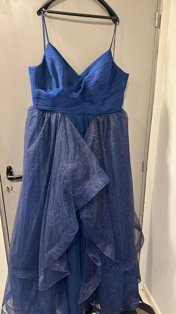 Baljurk of trouwjurk maat 42/44, Kleding | Dames, Gelegenheidskleding, Ophalen, Galajurk, Blauw, Maat 42/44 (L)