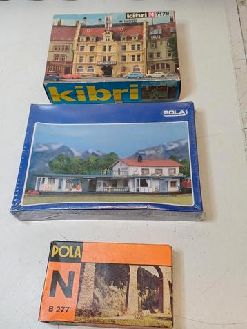 N-spoor Bouwdozen Kibri & Pola - 3 stuks beschikbaar voor biedingen