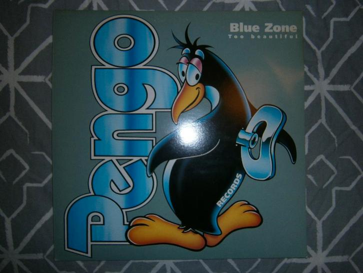 Blue Zone – Too Beautiful. 1996. PENGO 017. Happy Hardcore, Cd's en Dvd's, Vinyl | Dance en House, Zo goed als nieuw, Dance Populair