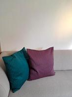 HAY Ribbon in blauw/groen en rood/blauw, Huis en Inrichting, Woonaccessoires | Kussens, Ophalen of Verzenden, Zo goed als nieuw