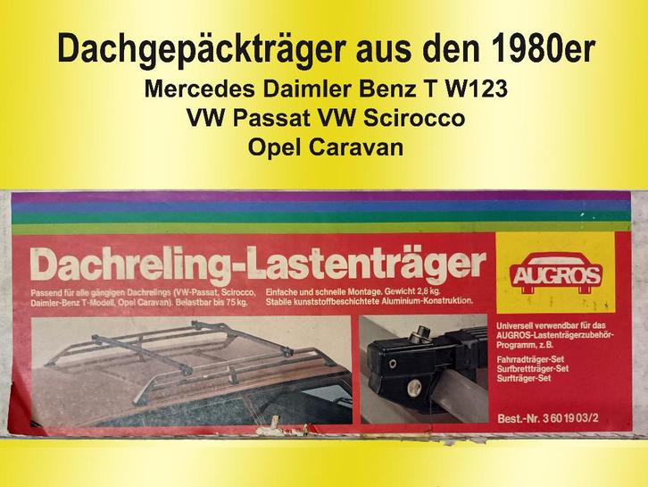 Bagagedrager Dakdrager Mercedes VW Passat OPEL Oldtimer, Auto diversen, Dakdragers, Gebruikt, Ophalen