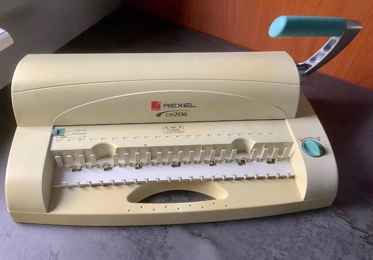 Inbindmachine Rexel CB 206 Acco, Diversen, Bureau-accessoires, Zo goed als nieuw, Ophalen of Verzenden