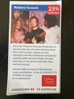 Kortingsbon Madame Tussauds Amsterdam, Tickets en Kaartjes, Drie personen of meer, Kortingsbon, Overige typen