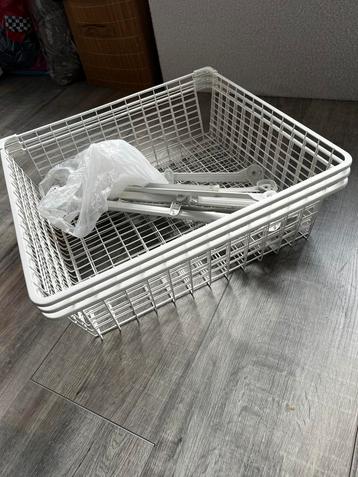 3x Ikea Hjälpa / Smadstad Draadmanden met uittrekrail 55x60 beschikbaar voor biedingen