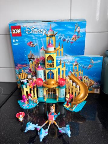 LEGO Disney 43207 Ariëls Onderwaterpaleis met doos beschikbaar voor biedingen