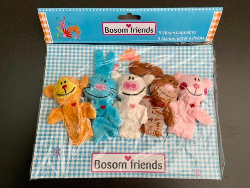 TE KOOP: 5 dieren vingerpoppetjes NIEUW, Kinderen en Baby's, Speelgoed | Knuffels en Pluche, Nieuw, Overige typen, Ophalen of Verzenden