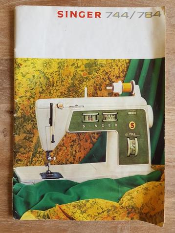 HANDLEIDING SINGER naaimachine 744 + 7849 (Nederlandstalig) beschikbaar voor biedingen