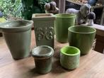 Groene Kamerplanten Potten Set, Gebruikt, Rond, Binnen, Ophalen of Verzenden