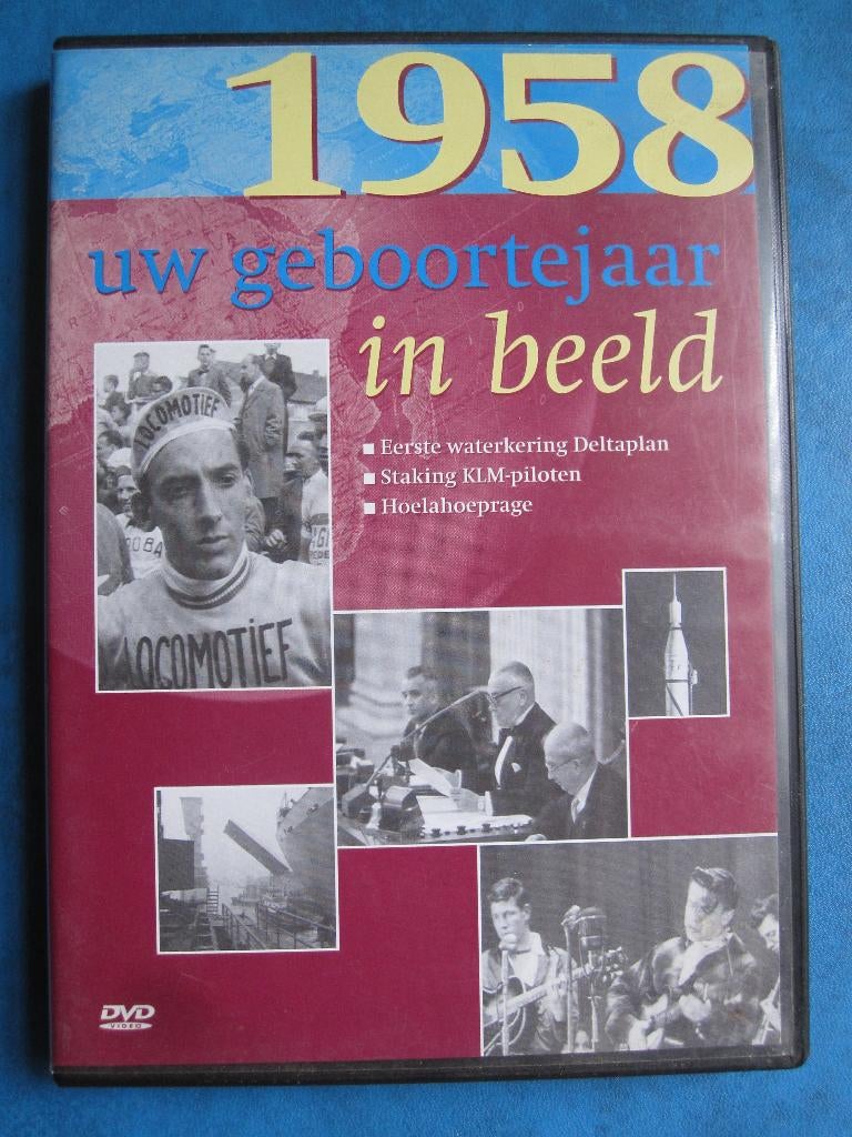 Uw geboortejaar in beeld 1958, Alle leeftijden, Ophalen of Verzenden, Zo goed als nieuw, Politiek of Geschiedenis