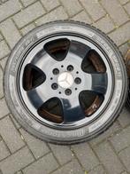 Mercedes velgen met goeie banden een set van 5, Ophalen, 16 inch, 205 mm, Zomerbanden