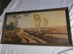 Groot oud schilderij, Ophalen
