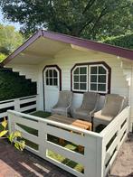 Houten tuinhuis 15m2, Ophalen, Gebruikt, Hout