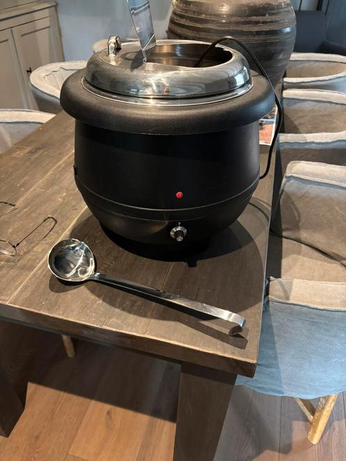 Elektrische soeppan chocomelk gluhwijn pan au bain marie, Huis en Inrichting, Keuken | Potten en Pannen, Zo goed als nieuw, Overige typen