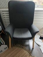 IKEA Vedbo Stoel - Grijze fauteuil in goede staat, Huis en Inrichting, Ophalen, Zo goed als nieuw, Eén, Stof