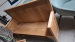 Leuk houten wandbankje, Huis en Inrichting, Gebruikt, Minder dan 75 cm, Tweepersoons, Ophalen of Verzenden
