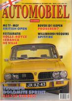 Automobiel 10 1996 : Triumph Dolomite Sprint - MG TF - MGF, Boeken, Auto's | Folders en Tijdschriften, Nieuw, Automobiel, Ophalen of Verzenden