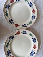 2 xl boerenbond borden. Boch, handpainted, Ophalen