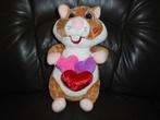 AH Valentijn hamster met hartjes en kus, Verzamelen, Supermarktacties, Albert Heijn, Ophalen of Verzenden