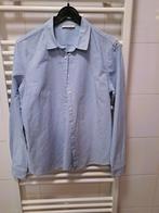 Pieces klassiek blauw overhemdblouse - M, Maat 38/40 (M), Blauw, Ophalen of Verzenden, Zo goed als nieuw