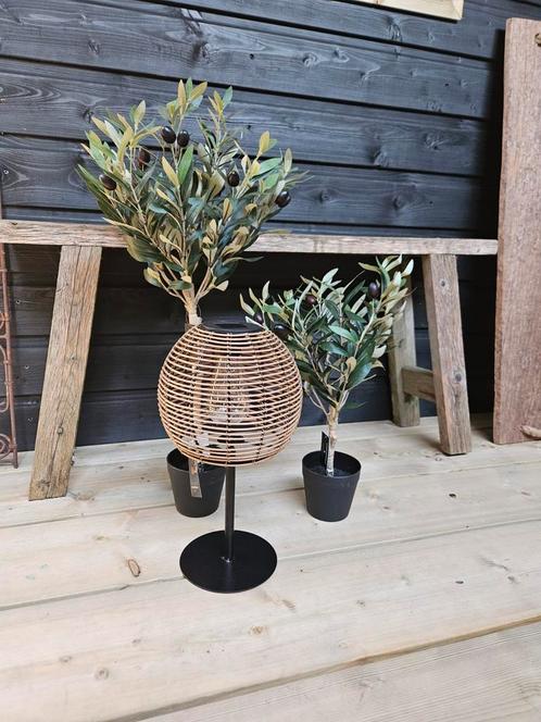 Kunst olijfboompjes, Huis en Inrichting, Woonaccessoires | Kunstplanten en Kunstbloemen, Nieuw, Binnen, Buiten, Ophalen of Verzenden
