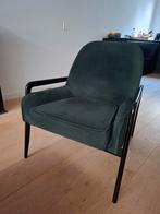 Mooie Donkergroene Fauteuil - per direct beschikbaar!, Ophalen, Hout, Gebruikt, 75 tot 100 cm