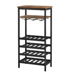 Wijnrek, Ophalen, Zo goed als nieuw, Metaal, 75 cm of meer