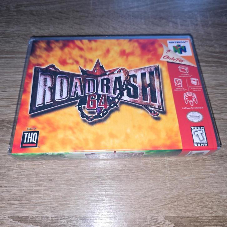 Road Rash 64 N64 Game Case, Spelcomputers en Games, Games | Nintendo 64, Zo goed als nieuw, Verzenden