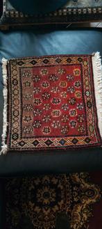 Antiek Handgeknoopte perzisch tapijt 60 x 58 cm, Ophalen
