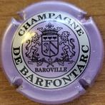 Champagnecapsule De Barfontarc Paars & zwart nr 02, Verzamelen, Wijnen, Nieuw, Frankrijk, Ophalen of Verzenden, Champagne